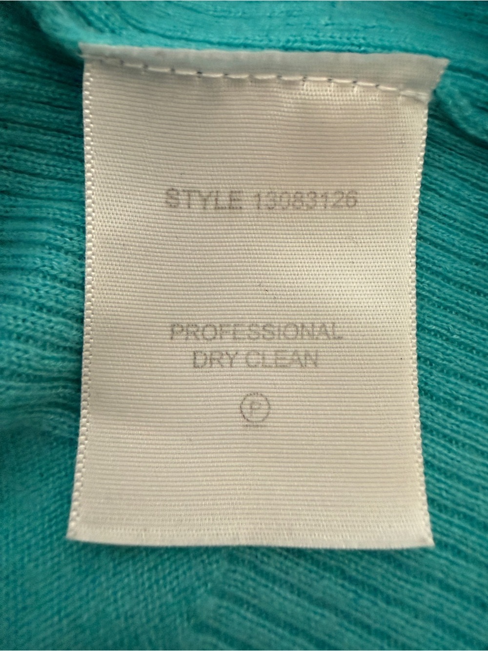 Tory Burch Cashmere Cardigan Gold Logo Buttons Tiffany Blue Size Small - Picture 8 of 13